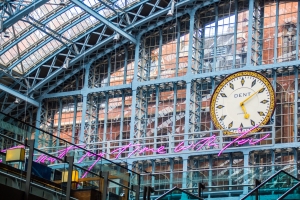 Structure métallique gare de St. Pancras à Londres